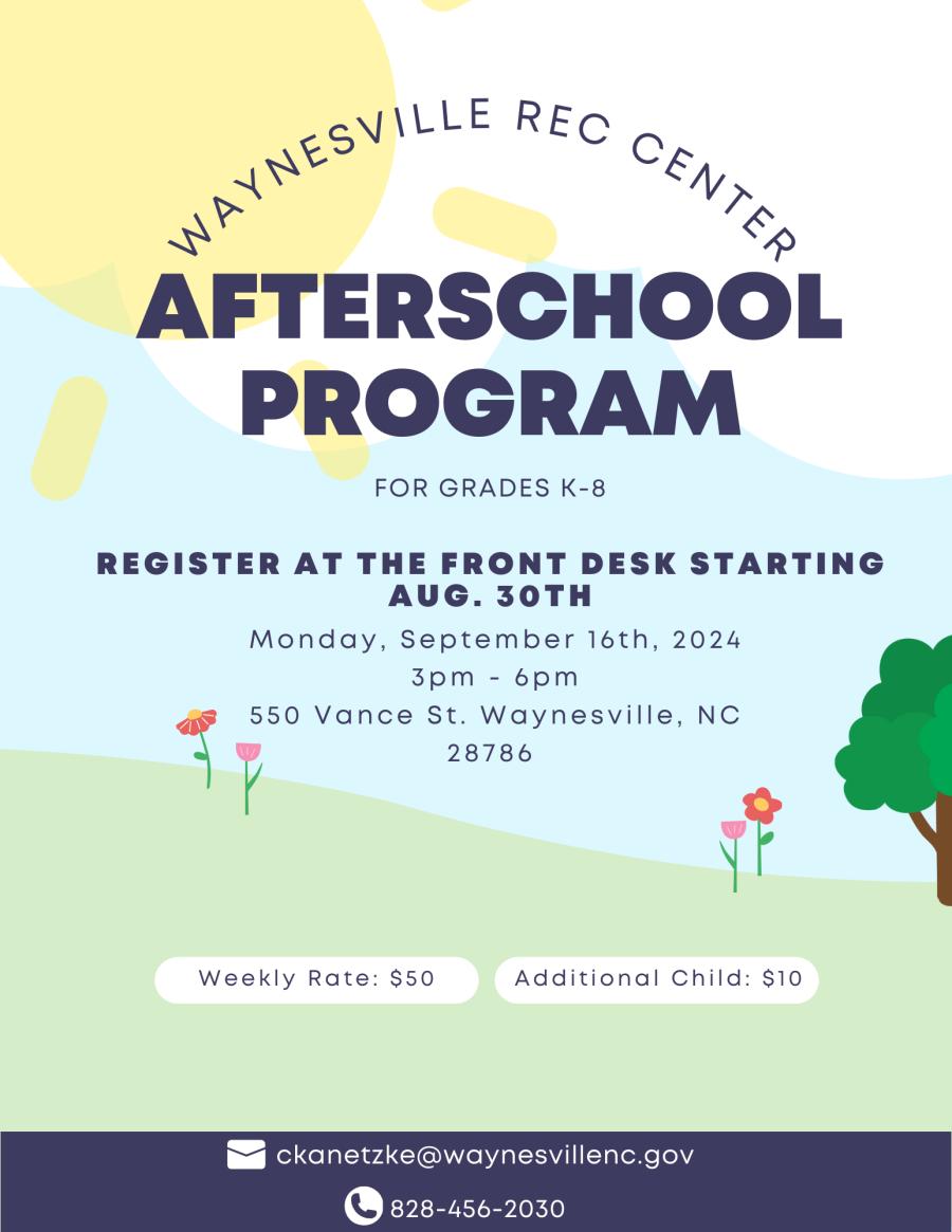 Fall Afterschool Flyer